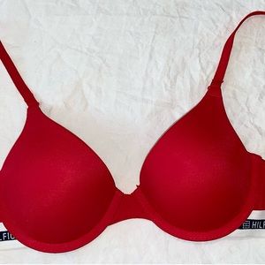 Hot Red Tommy Hilfiger Push Up Bra Sz 34A